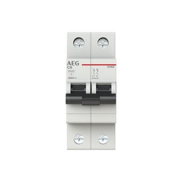 AEG Baja Tensión 2CDS252086R0064 Interruptor magnetotérmico EH60 2P 6A C
