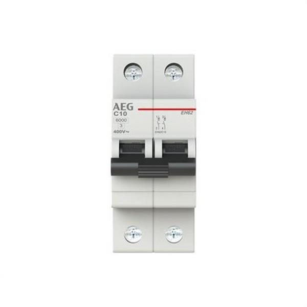 AEG Baja Tensión 2CDS252086R0104 Interruptor magnetotérmico EH60 2P 10A C
