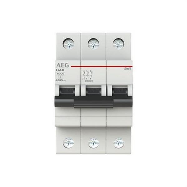 AEG Baja Tensión 2CDS253086R0404 Interruptor magnetotérmico EH60 3P 40A C