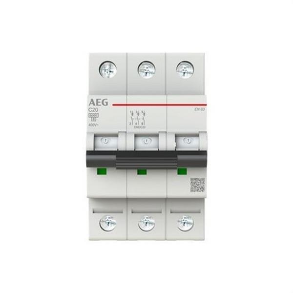 AEG Baja Tensión 2CDS253088R0204 Interruptor magnetotérmico EN60 3P 20A C