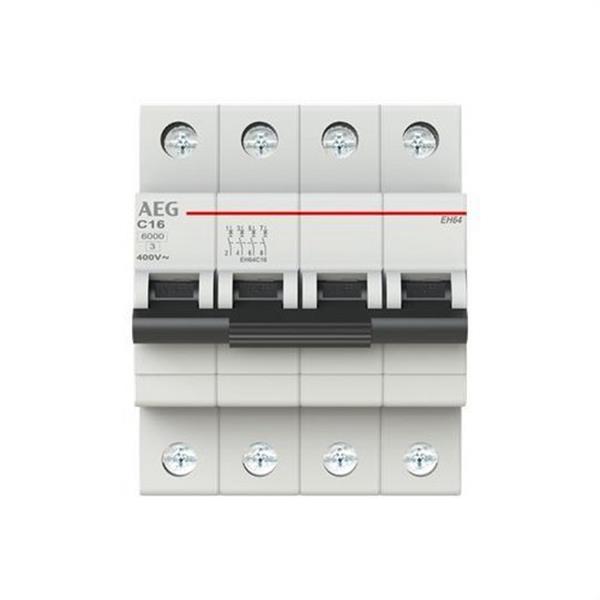 AEG Baja Tensión 2CDS254086R0164 Interruptor magnetotérmico EH60 4P 16A C