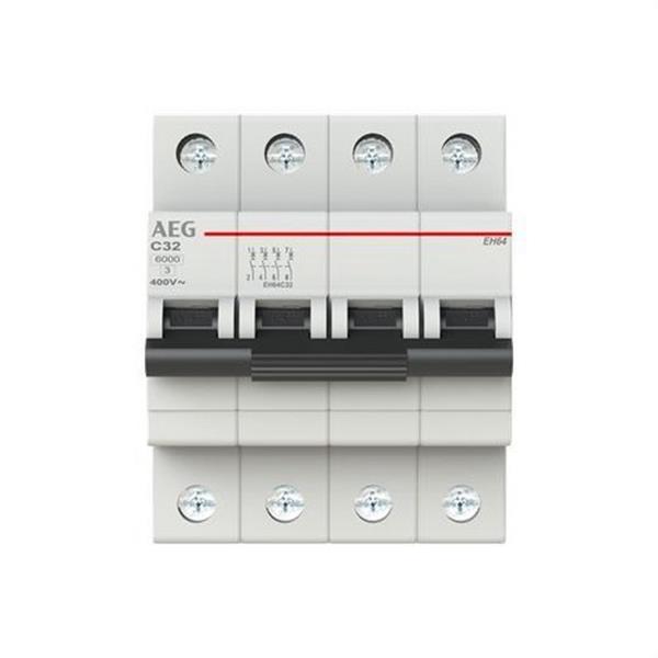 AEG Baja Tensión 2CDS254086R0324 Interruptor magnetotérmico EH60 4P 32A C