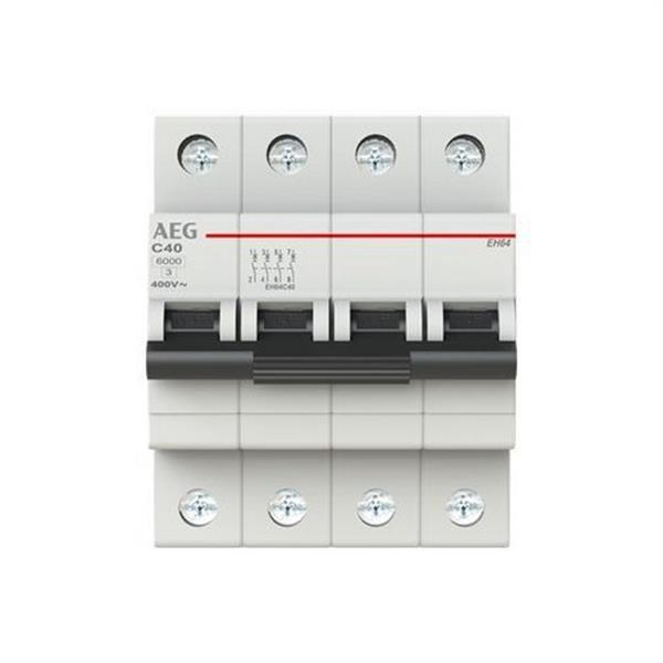 AEG Baja Tensión 2CDS254086R0404 Interruptor magnetotérmico EH60 4P 40A C