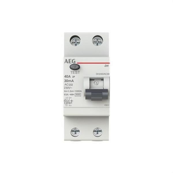 AEG Baja Tensión 2CSF204071R1250 Interruptor diferencial DH 4P 25A 30mA AC