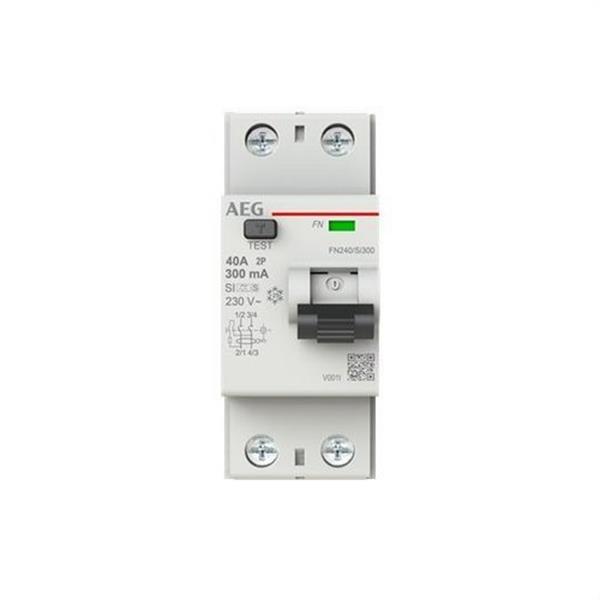 AEG Baja Tensión 2CSF702756R3400 Interruptor diferencial FN 2P 40A 300mA Si