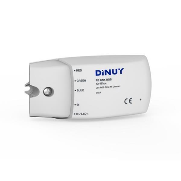 DINUY RE KNX RGB *Regulador tiras led rgb 3 canales 12-48Vcc