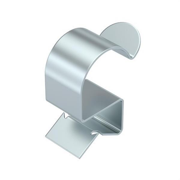 OBO-BETTERMANN 1488527 Fijación a viga 7,5-12mm SCC 7,5-12 D24 para cable 15-18mm superficie de lámina de cinc mat