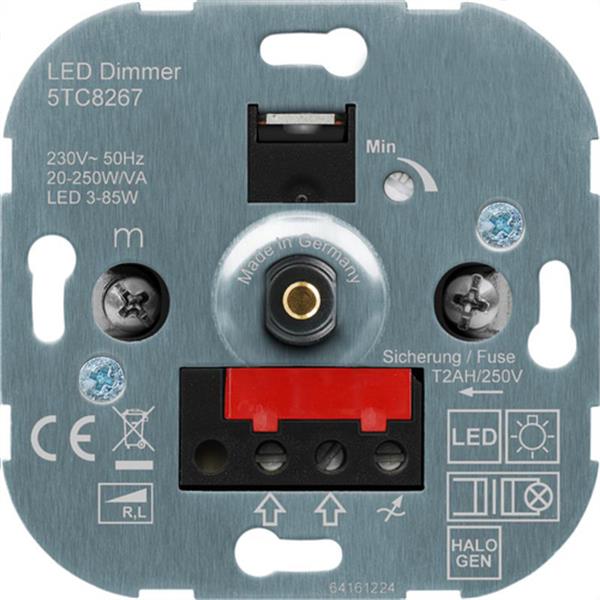 BJC 5TC8267 Regulador para lámparas LED 3-85W, halógenas 230V CA y con transformador magnético