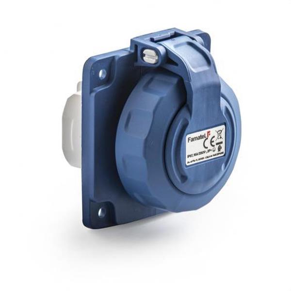 FAMATEL 13965 Base empotrar 2P+TTL 16A 250V IP68 (2m) SpeedPRO