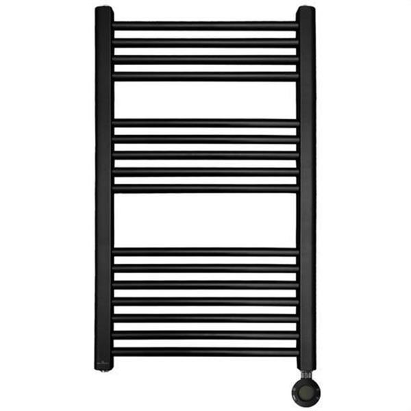 GABARRON 50100048 Toallero eléctrico de baño analógico TN-300 negro con regulación de temperatura