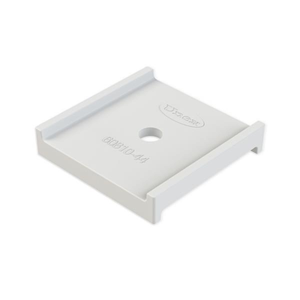 UNEX 60810-44 Bloqueo raíl aislante 50 U48X sin halógenos gris RAL7035