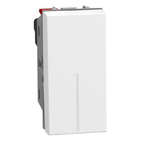 BTICINO YW4001A Interruptor basculante Light Now iluminable 10 AX 250 V~ 1 módulo blanco