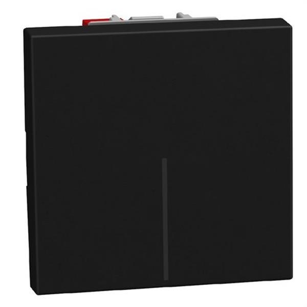 BTICINO YD4001M2A Interruptor basculante Light Now iluminable 10 AX 250 V~ 2 módulos dark