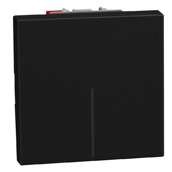 BTICINO YD4003M2A Conmutador basculante Light Now iluminable 10 AX 250 V~ 2 módulos dark