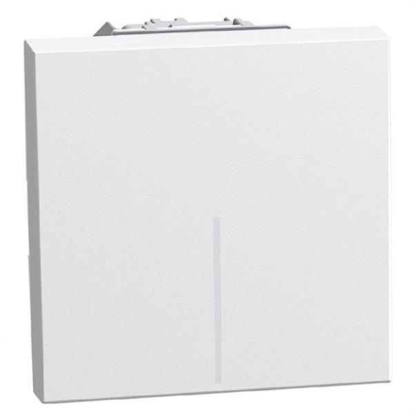 BTICINO YW4004M2 Cruzamiento basculante Light Now iluminable 10 AX 250 V~ 1 módulo blanco