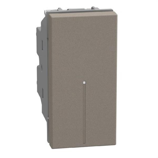 BTICINO YG4053A Conmutador axial Light Now iluminable 10 AX 250 V~ 1 módulo stone