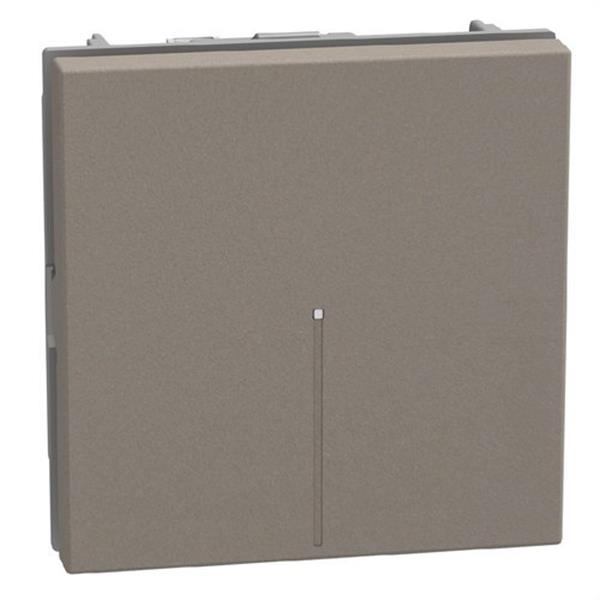 BTICINO YG4051M2A Interruptor axial Light Now iluminable 10 AX 250 V~ 2 módulos stone
