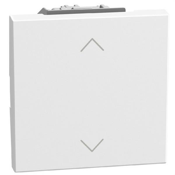 BTICINO YW4027NM2 Conmutador doble para persianas Light Now 2 módulos blanco
