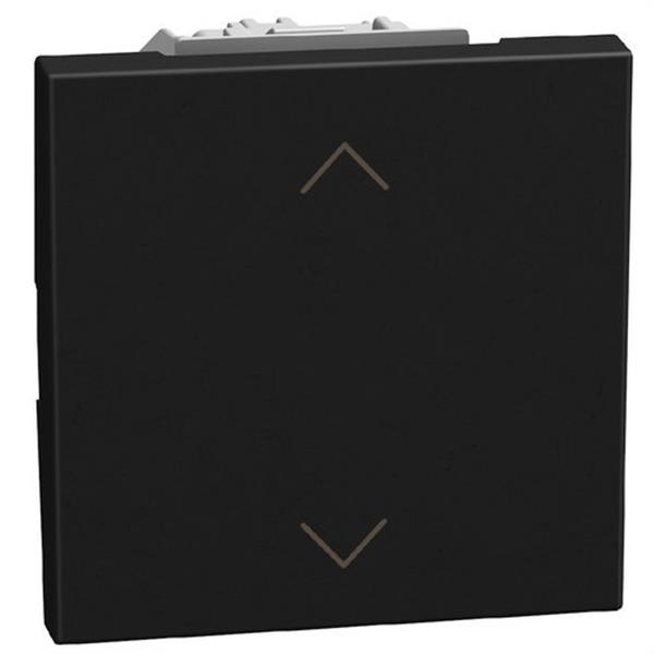 BTICINO YD4027NM2 Conmutador doble para persianas Light Now 2 módulos dark