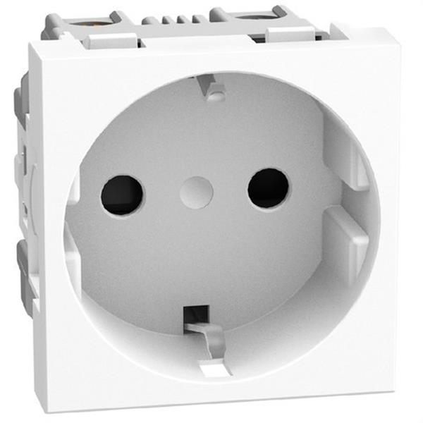 BTICINO YW4141 Base 2P+T Light Now 16A/250V conexión por tornillos blanco 2 módulos