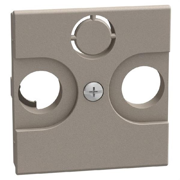 BTICINO YG4207 Frontal TV R SAT universal Light Now 2 módulos stone