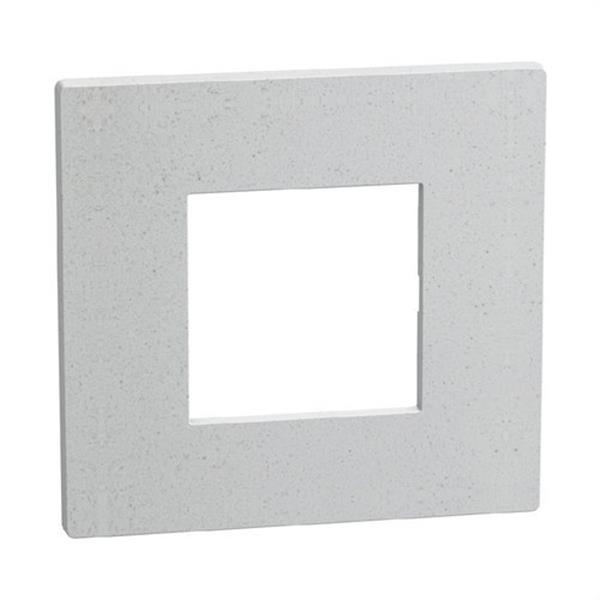 BTICINO YA4802WM Placa embellecedora Light Now 2 módulos blanco mica