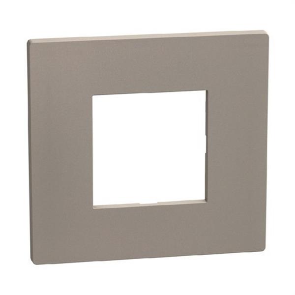 BTICINO YA4802GG Placa embellecedora Light Now 2 módulos stone