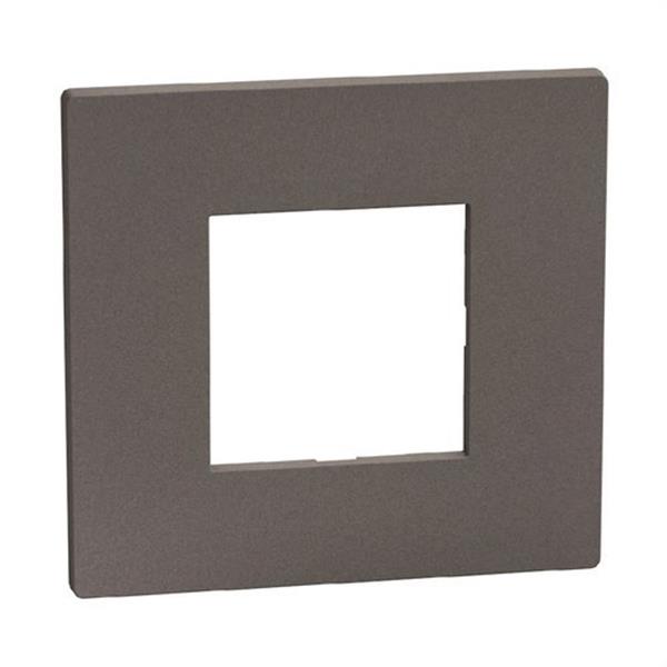 BTICINO YA4802GM Placa embellecedora Light Now 2 módulos moka stone