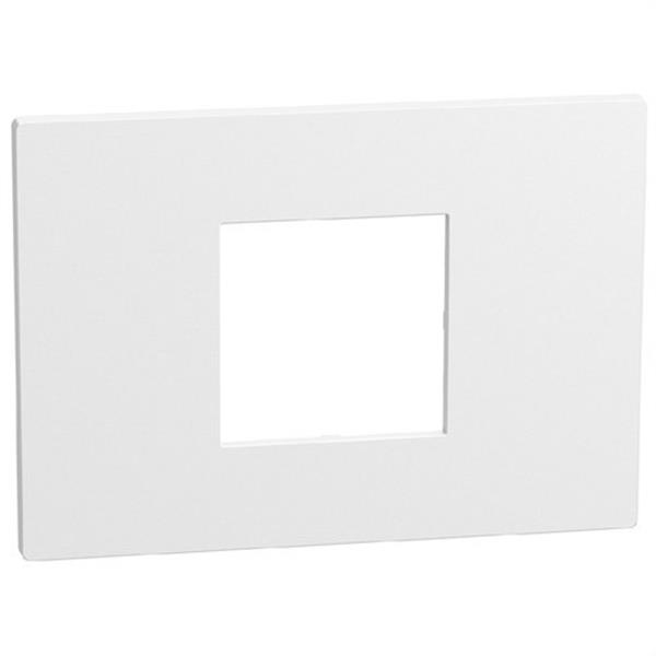 BTICINO YA4819WW Placa embellecedora Light Now 2 módulos centrados blanco