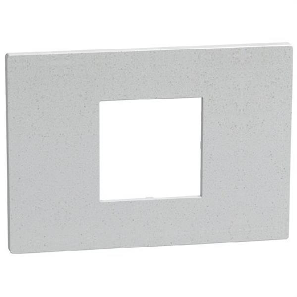 BTICINO YA4819WV Placa embellecedora Light Now 2 módulos centrados blanco fiber