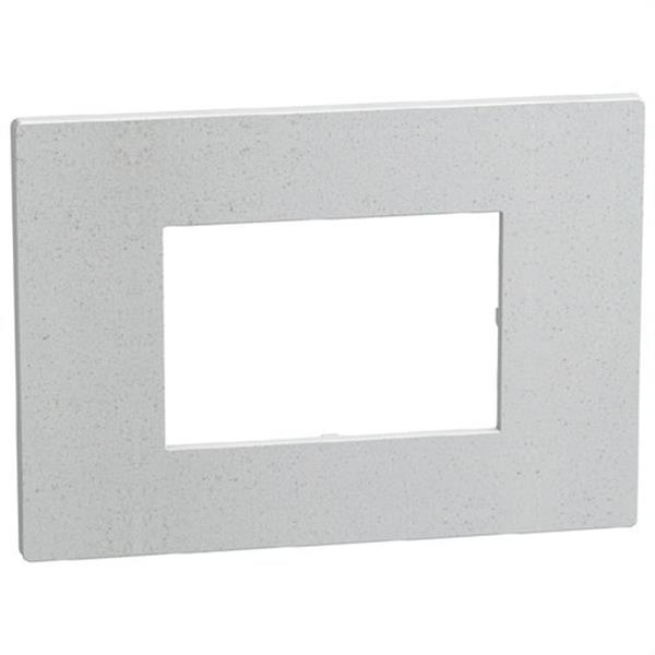 BTICINO YA4803WV Placa embellecedora Light Now 3 módulos blanco fiber