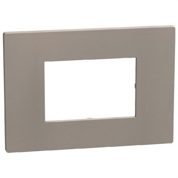 BTICINO YA4803GG Placa embellecedora Light Now 3 módulos stone