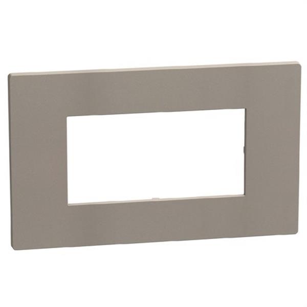 BTICINO YA4804GG Placa embellecedora Light Now 4 módulos stone