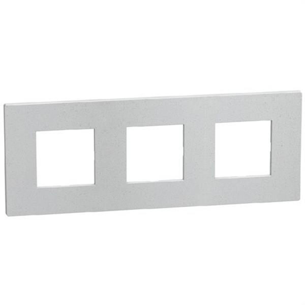 BTICINO YA4802M3WV Placa embellecedora Light Now 2+2+2 módulos blanco fiber