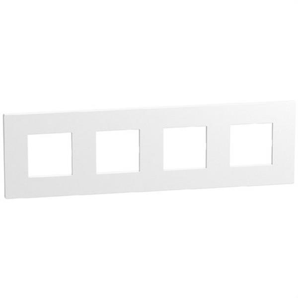 BTICINO YA4802M4WW Placa embellecedora Light Now 2+2+2+2 módulos blanco