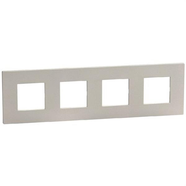 BTICINO YA4802M4GS Placa embellecedora Light Now 2+2+2+2 módulos sand stone