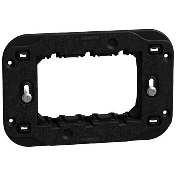 BTICINO Y4703 Soporte de tornillos Light Now 3 módulos (formato rectangular)