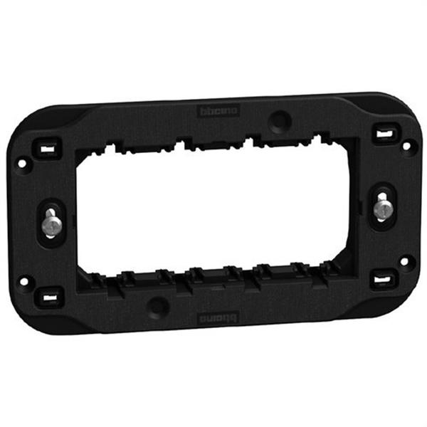 BTICINO Y4704 Soporte de tornillos Light Now 4 módulos (formato rectangular)