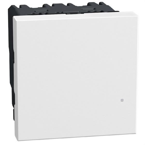 BTICINO YW4413CM2 Interruptor/regulador sin neutro Light Now con Netatmo 2 módulos blanco
