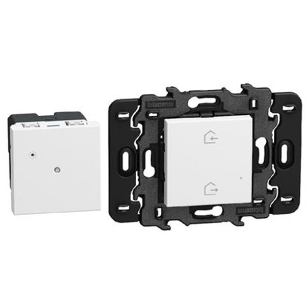 BTICINO YW4500C Starter pack para una instalación conectada Light Now con Netatmo blanco