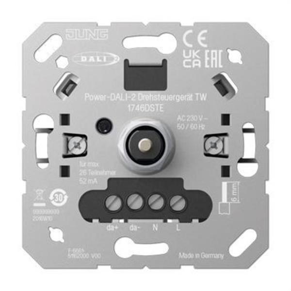 JUNG 1746DSTE Regulador giratorio Power DALI2 TW Multimaster