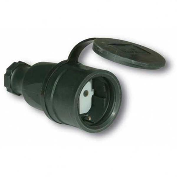 SIMON CL121201 Base goma 16A 250V negro