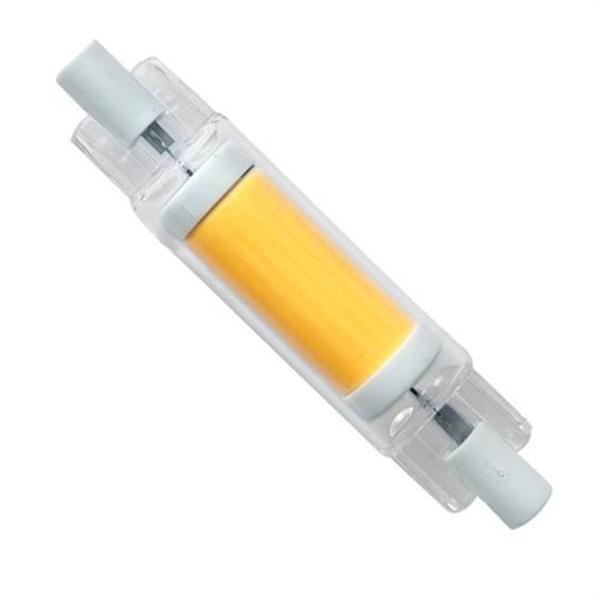 SILVER ELECTRONICS 1131430 Lámpara LEDECO lineal R7s regulable 470lm 4,2W 3000K 360° 78x16mm 15000h