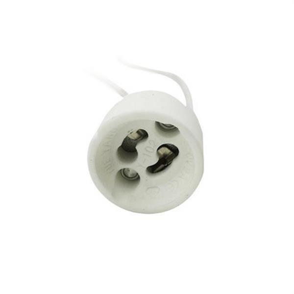 SILVER ELECTRONICS 490052 Portalámparas GU10 230V cable 15cm