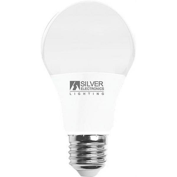 SILVER ELECTRONICS 981727 Lámpara LED estándar E27 660lm 7W 6000K 180° 25.000h