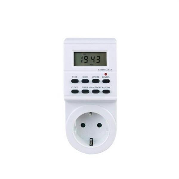 SILVER ELECTRONICS 49401 Programador digital semanal IP20 blanco