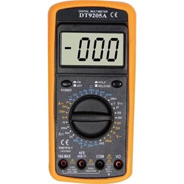 SILVER ELECTRONICS 9965 Multímetro digital DT9205A