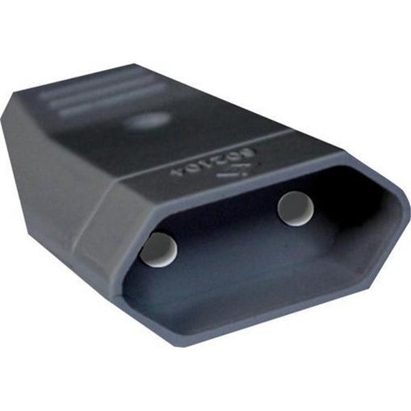 SILVER ELECTRONICS 9158 Clavija bipolar hembra 10A 4mm plástico negro granel