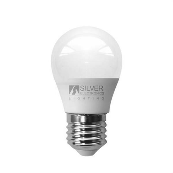 SILVER ELECTRONICS 1960227 Led ECO esférica 5W 3000K E27 380lm