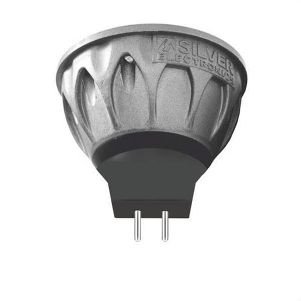 SILVER ELECTRONICS 441516 Lámpara LED EVO+ dicroica GU5.3 823lm 9W 3000K 38° 25.000h carcasa gris